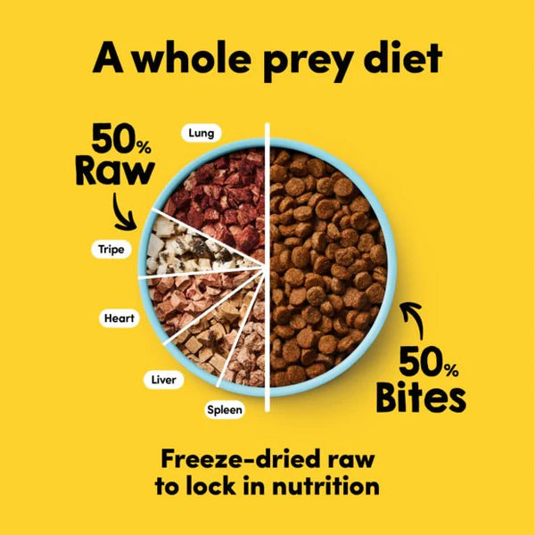 Animals Like Us Raw Mix 50 with Grass Fed Beef Freeze Dried Dog Food