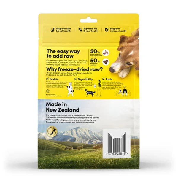 Animals Like Us Raw Mix 50 with Grass Fed Lamb Freeze Dried Dog Food