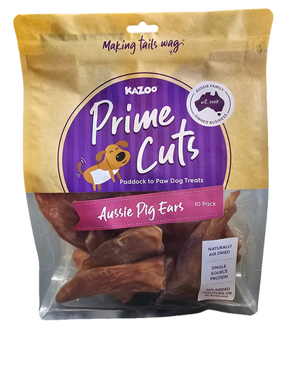 Kazoo Aussie Pig Ears-10 pack