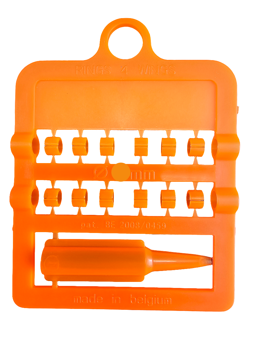 Canary Plastic Split Rings