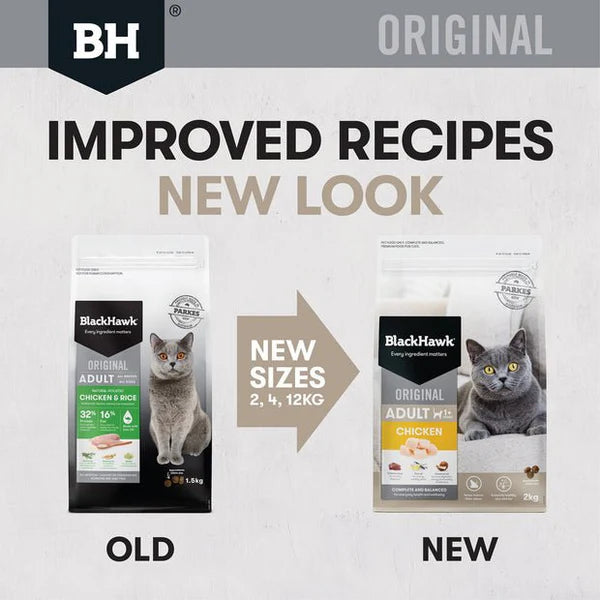 Black Hawk Dry Cat Food Adult Chicken