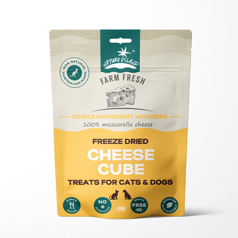 Freeze Dried Cheese Cube treats