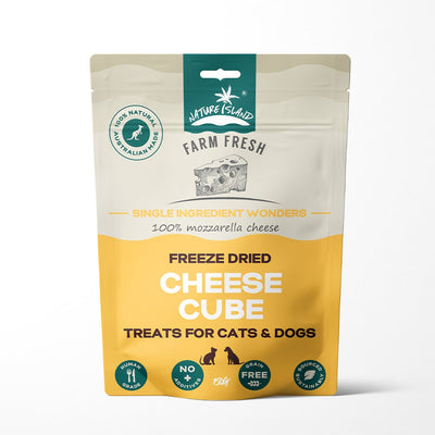 Freeze Dried Cheese Cube treats