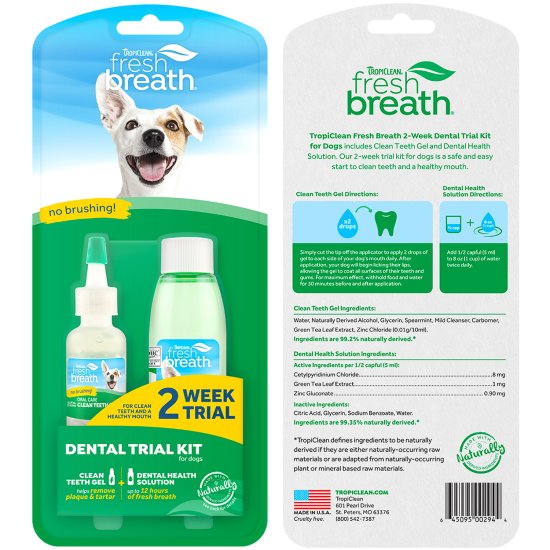 Tropiclean Fresh Breath Dental Trial Kit