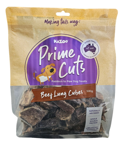 Kazoo Prime Cuts-Beef Lung Cubes