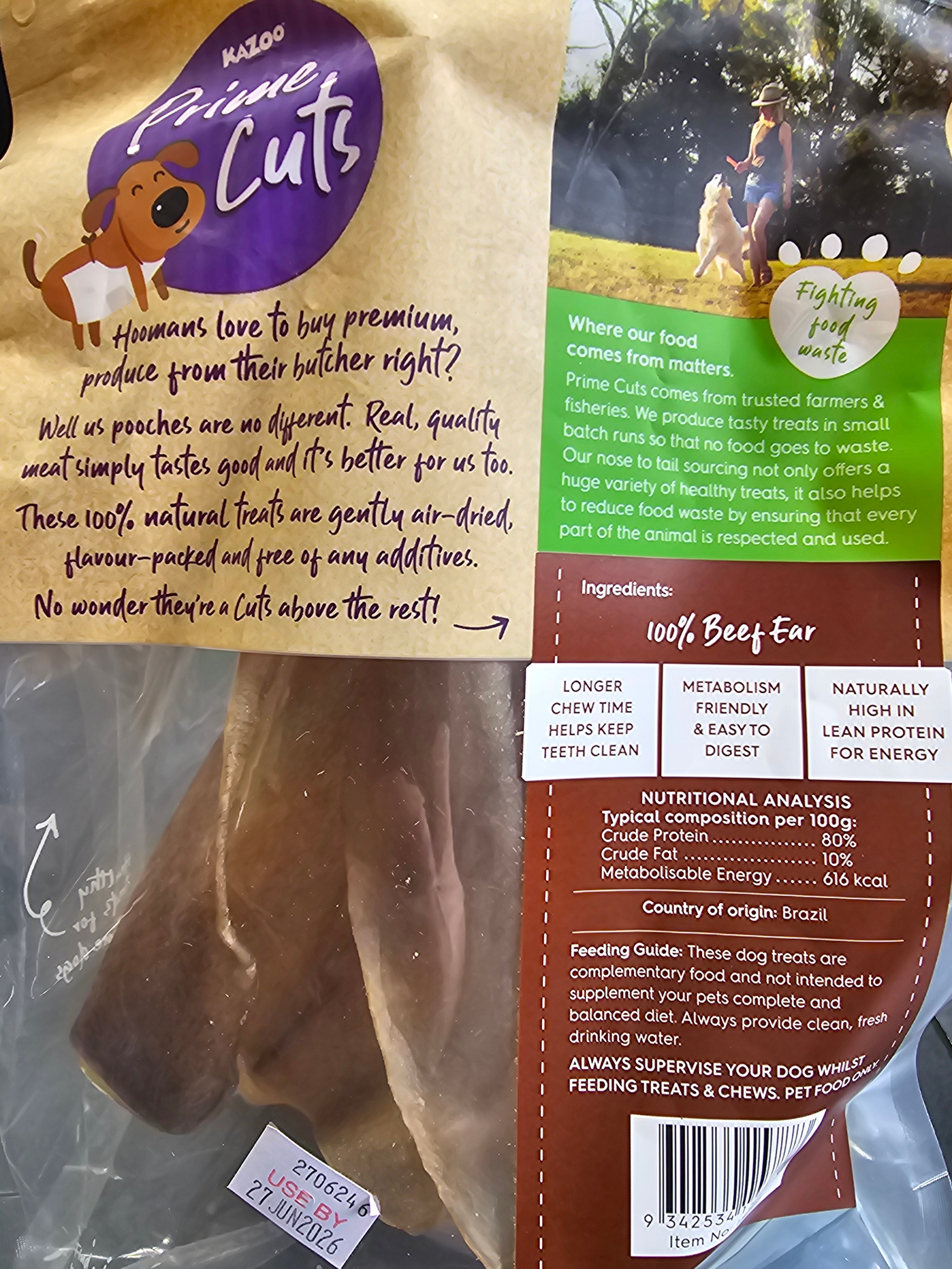 Kazoo Cow Ears - 4 pack