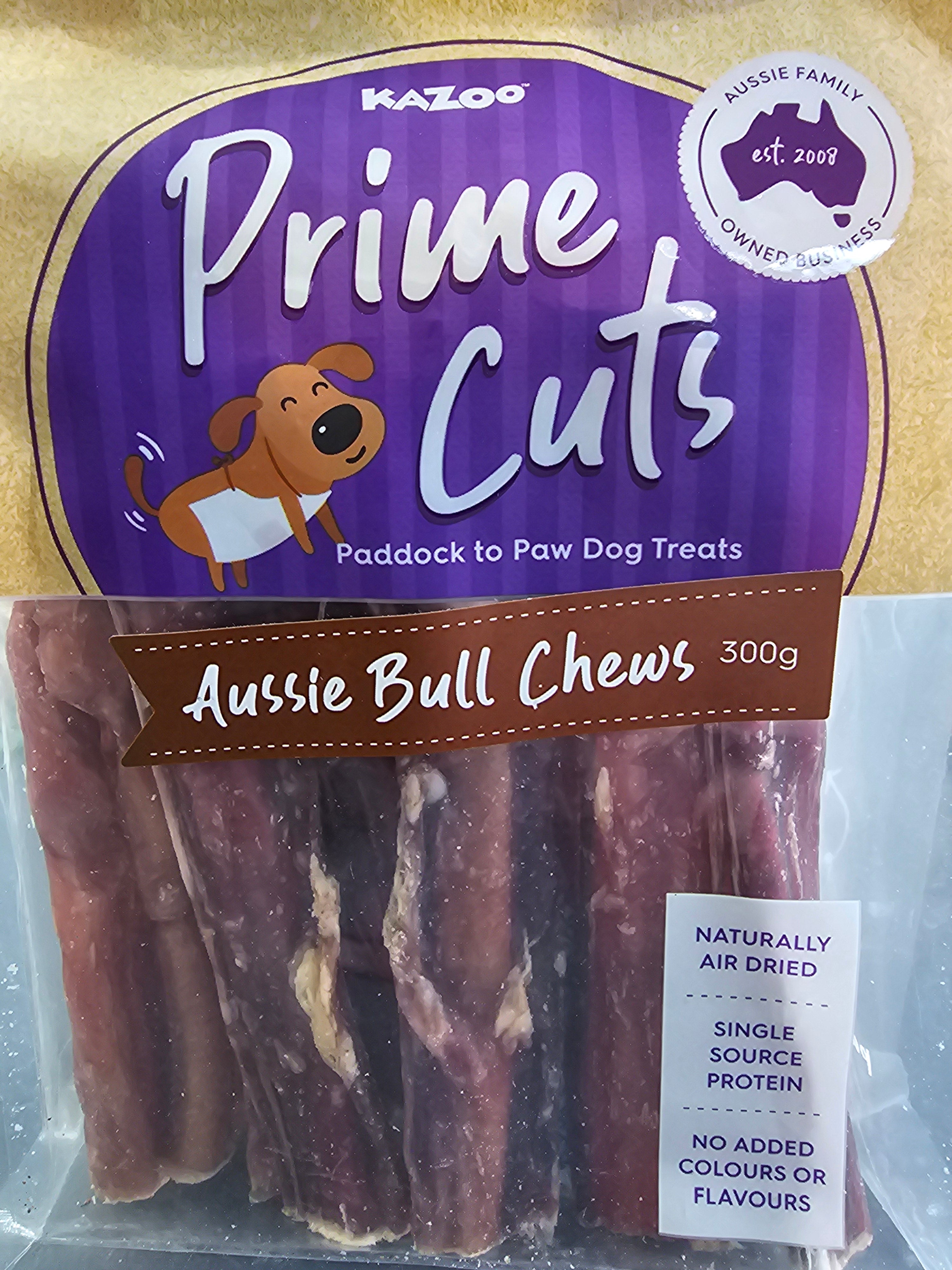 Kazoo Aussie Bull Chews 300g