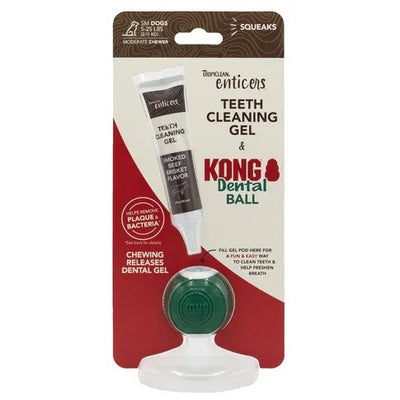 Enticers Kong Dental Ball & Gel