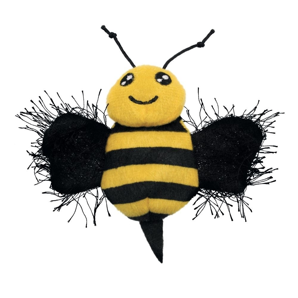 Better Buzz Bee Mesh & Crackle Plush Cat Toy