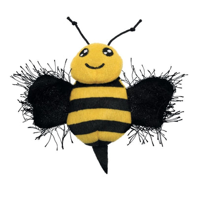 Better Buzz Bee Mesh & Crackle Plush Cat Toy
