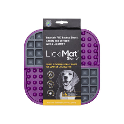 LickiMat Slomo Wet & Dry Double Slow Food Dog Bowl