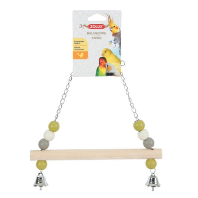 Bird Wooden Swing with Metal Chain
