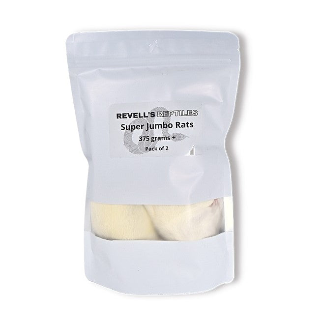 Super Jumbo Rats (375 gms+) 2 pk Pick up only.