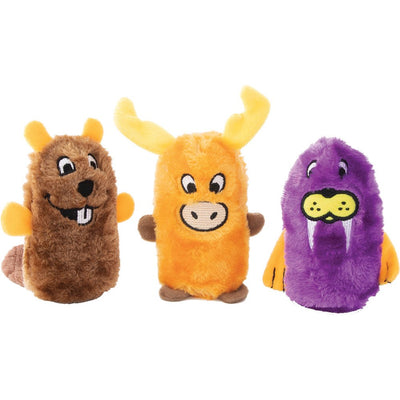 Squeakie Buddies- Beaver, Moose & Walrus