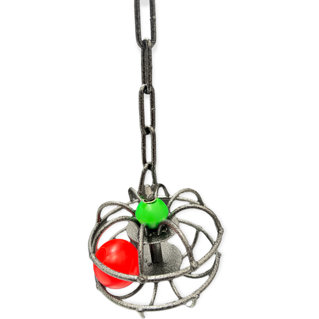 Heavy Duty Roller Ball & Treat Forage Bird Toy