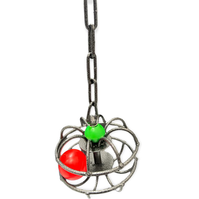 Heavy Duty Roller Ball and treat forage Bird Toy