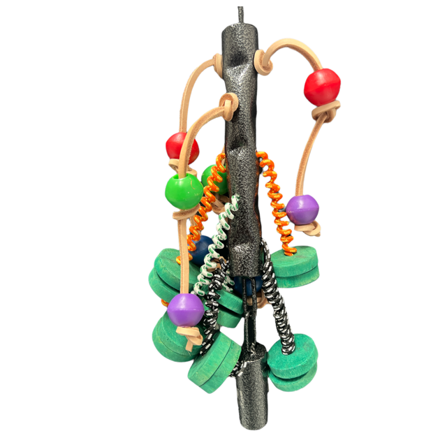 Heavy Duty Pipe Tube Bell Parrot Toy with Bell – Atlantis Pets