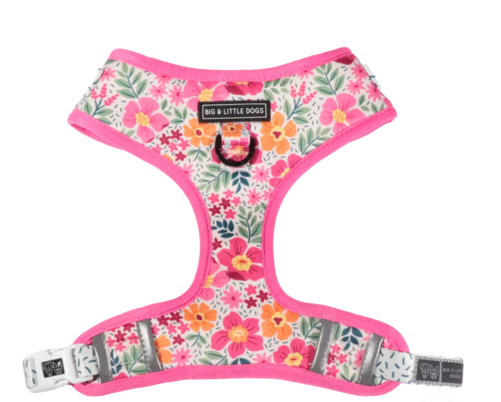 Sweet Blossoms-Adjustable Dog Harness