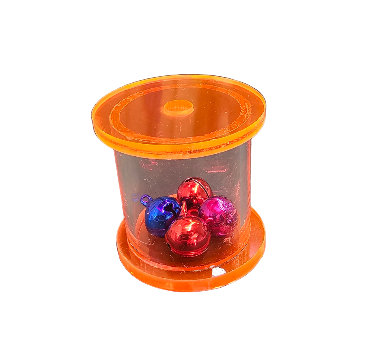 Cylinder Foot Toy with Bells