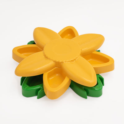 Puzzler Feeder Interactive Dog Toy - Sunflower