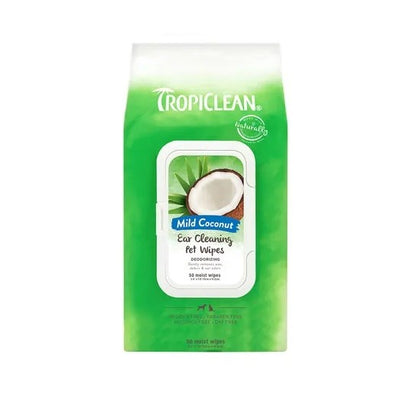 Tropiclean Mild coconut Ear Cleaning Pet Wipes