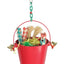 Festive Forage Bucket with Bells