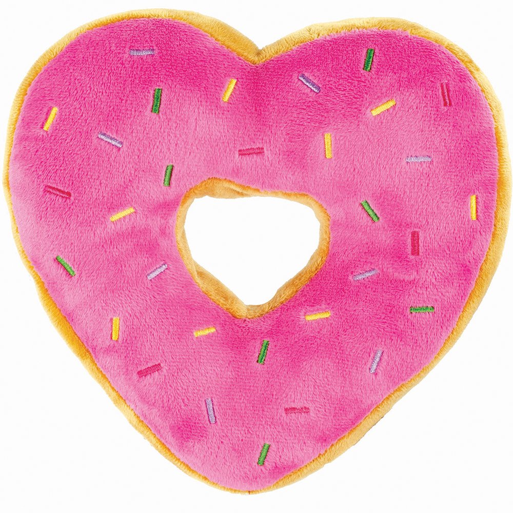 Plush Heart Shape Strawberry Donut