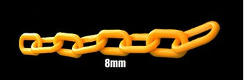 8mm Plastic Chain (per ft)