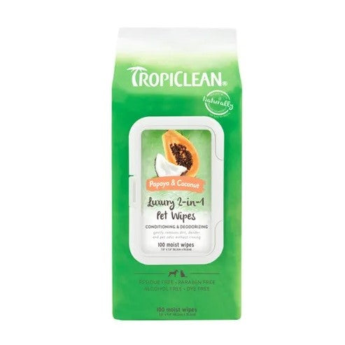 Papaya & Coconut Luxury 2 in 1 wipes