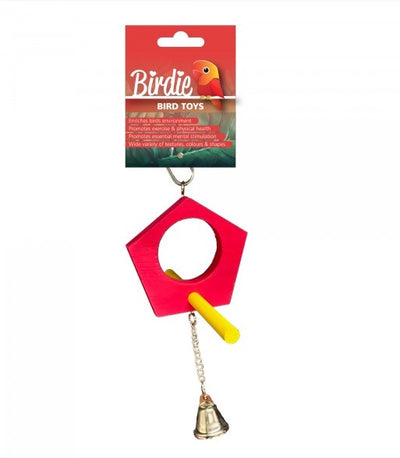 Moon Swing with Bell bird toy