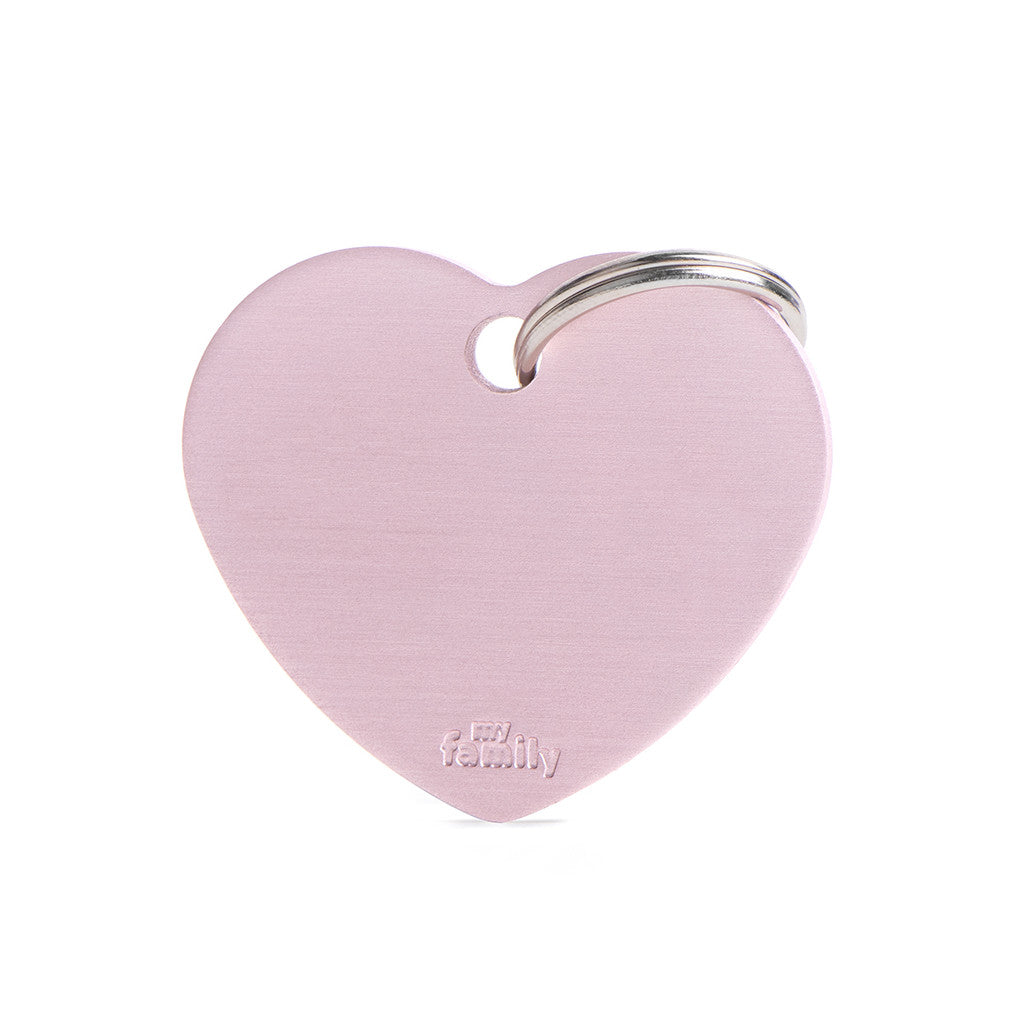 ID Tag Basic Heart collection Aluminum