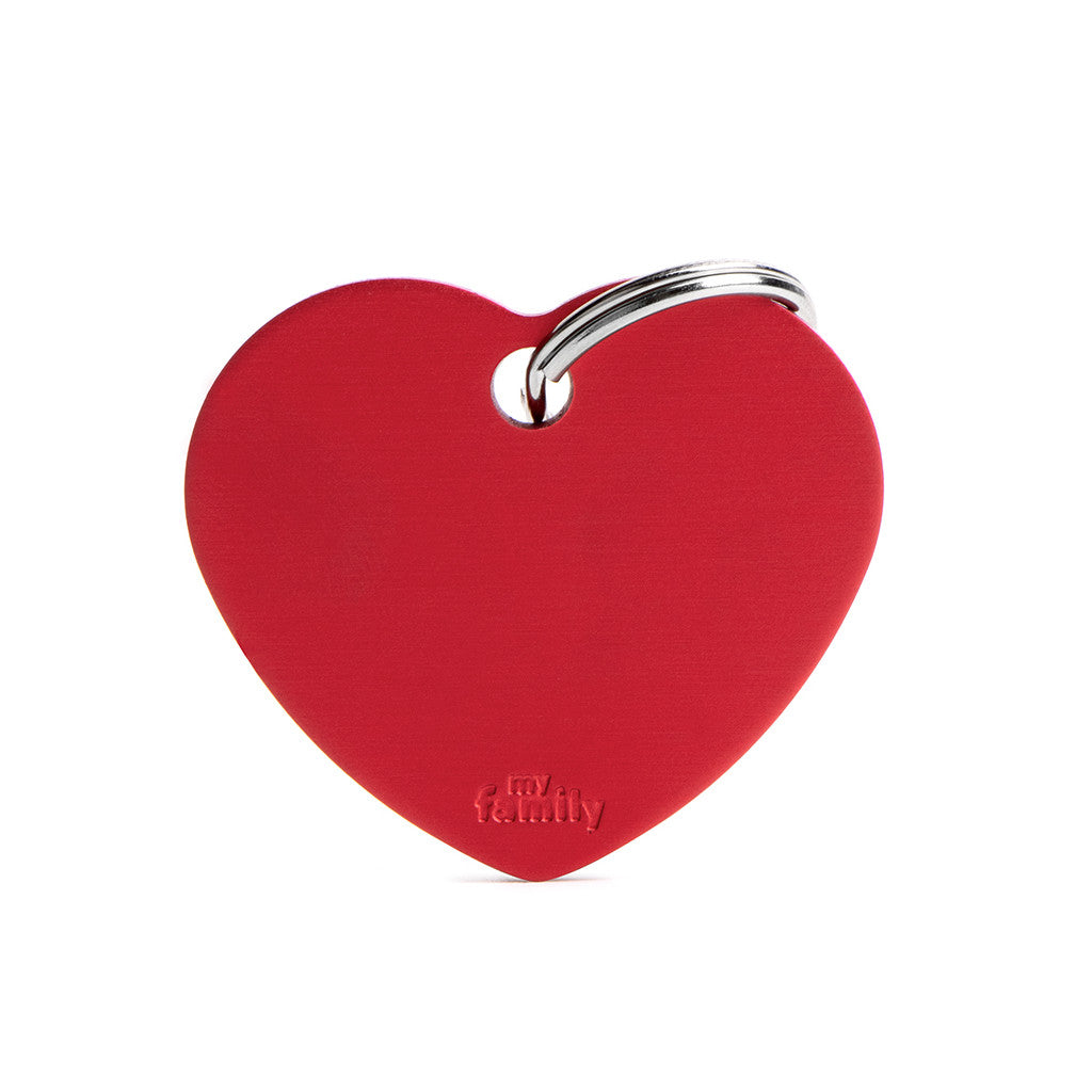 ID Tag Basic Heart collection Aluminum