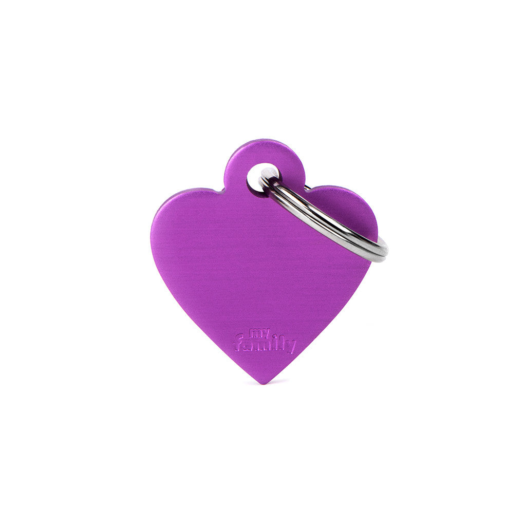 ID Tag Basic Heart collection Aluminum