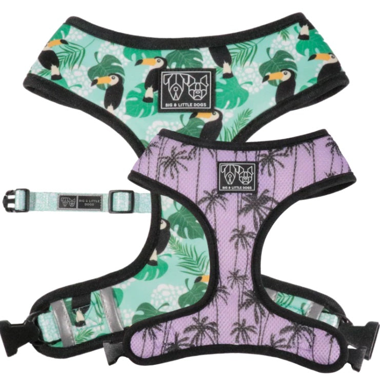 Reversible Dog Harness Toucan Do It