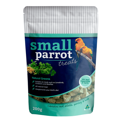 Small Parrot Treats Natural Greens
