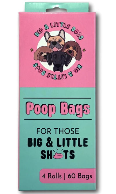 Dog poop bag refills: Big & Little Sh#t