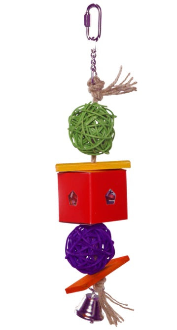 Twin Ball & Cardboard Foraging Toy